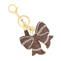 GAMEDAY FOOTBALL BOW KEYCHAIN